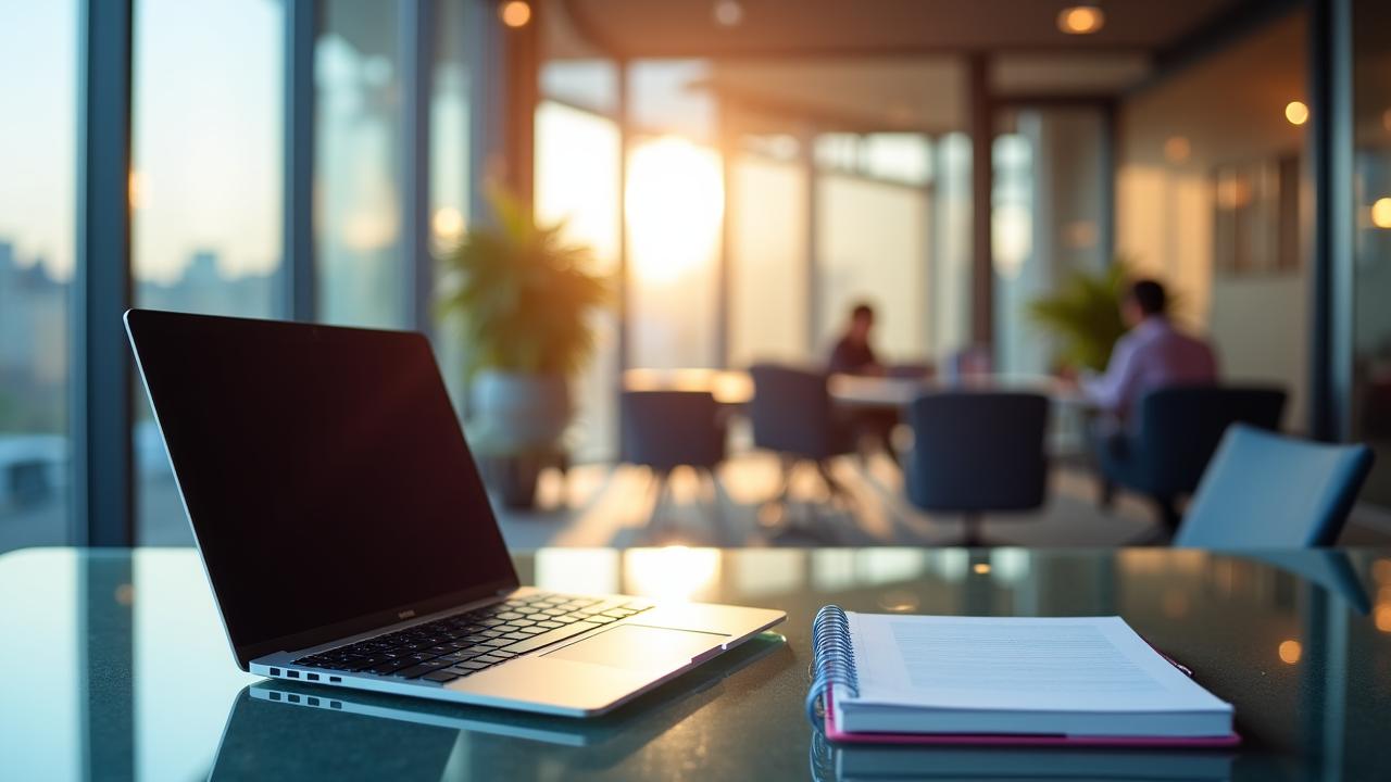 Ambiente di lavoro collaborativo moderno in Italia